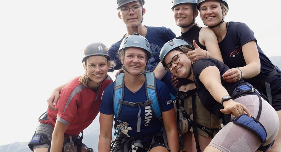 Optioneel via ferrata Optioneel via ferrata